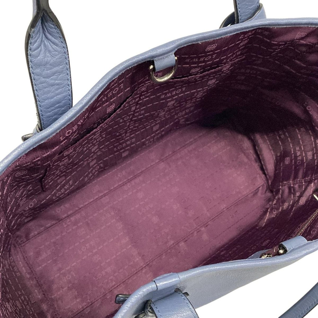 Loewe Tote Heritage Blue Gray Leather — view 7