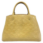 Louis Vuitton Handbag Monogram Vernis Montaigne BB Dune Leather — view 3