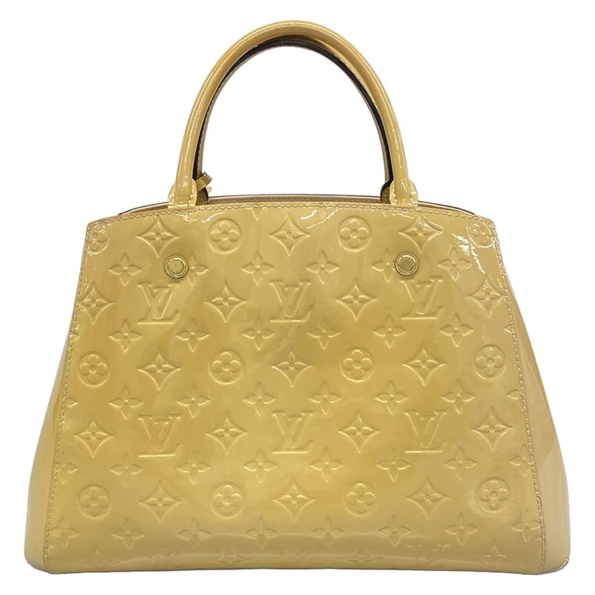 Louis Vuitton Handbag Monogram Vernis Montaigne BB Dune Leather — view 3