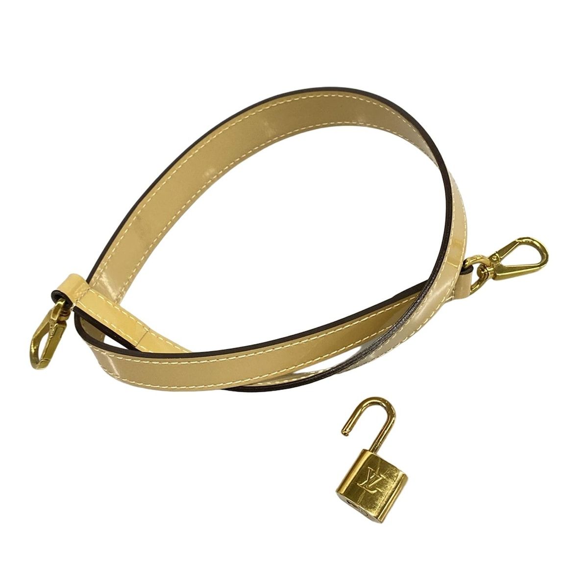 Louis Vuitton Handbag Monogram Vernis Montaigne BB Dune Leather — view 8