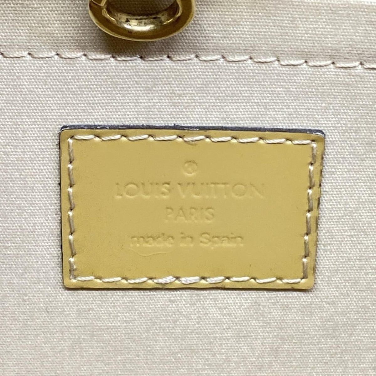Louis Vuitton Handbag Monogram Vernis Montaigne BB Dune Leather — view 9