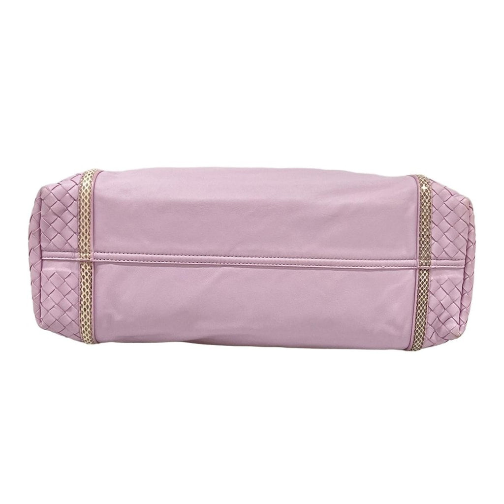 Bottega Veneta Tote Intrecciato Light Purple Leather — view 5