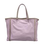 Bottega Veneta Tote Intrecciato Light Purple Leather — view 3
