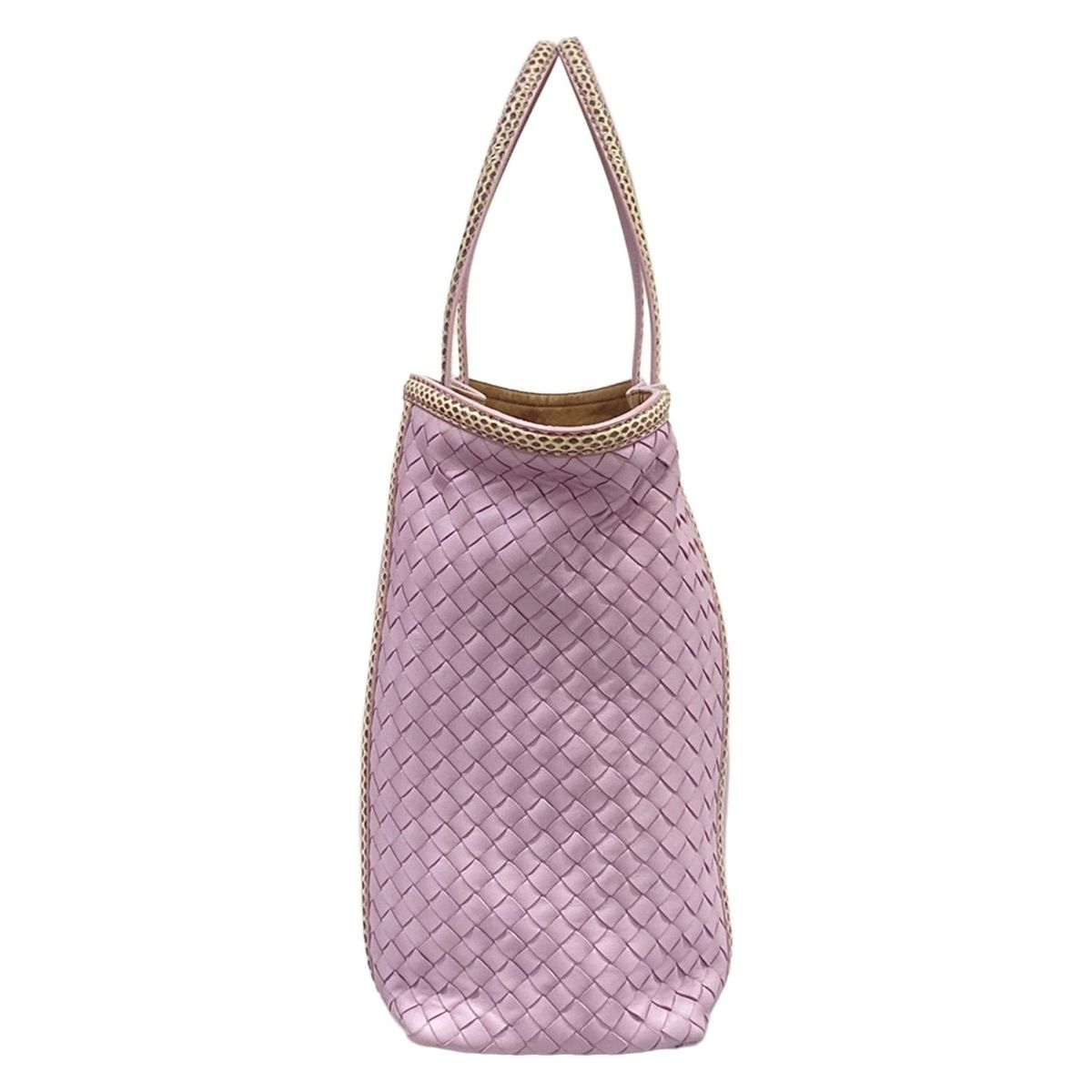 Bottega Veneta Tote Intrecciato Light Purple Leather — view 2