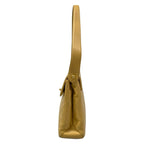 Chanel Shoulder Bag Ultra Stitch Beige Gold Flap Leather — view 4