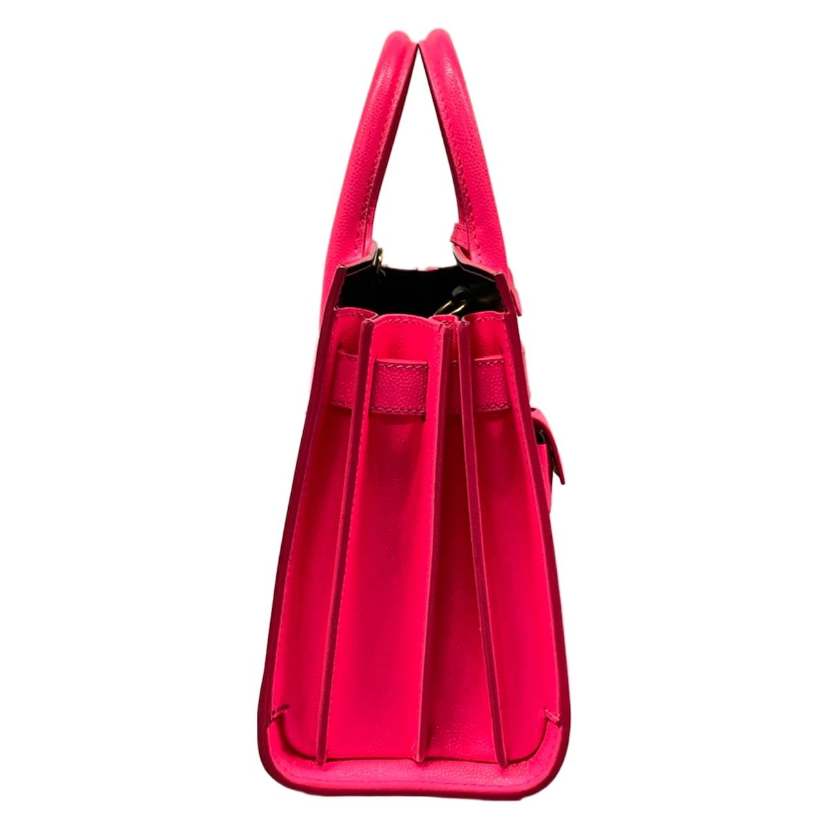 Saint Laurent Paris Tote Sac Dejournano Pink Leather — view 2