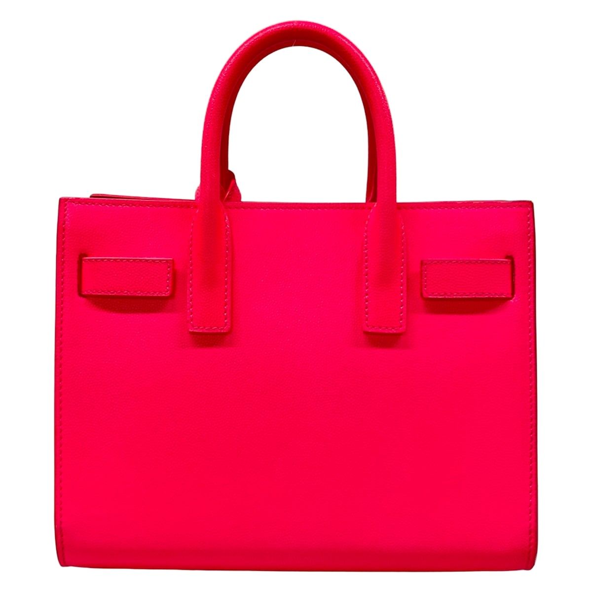 Saint Laurent Paris Tote Sac Dejournano Pink Leather — view 3