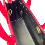 Saint Laurent Paris Tote Sac Dejournano Pink Leather — view 7