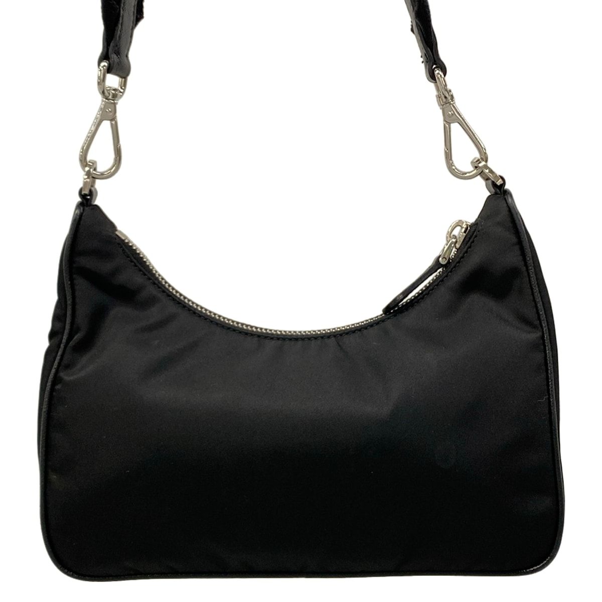 Prada Shoulder Bag Re Edition Re-Nylon Black Strap Removable — view 3