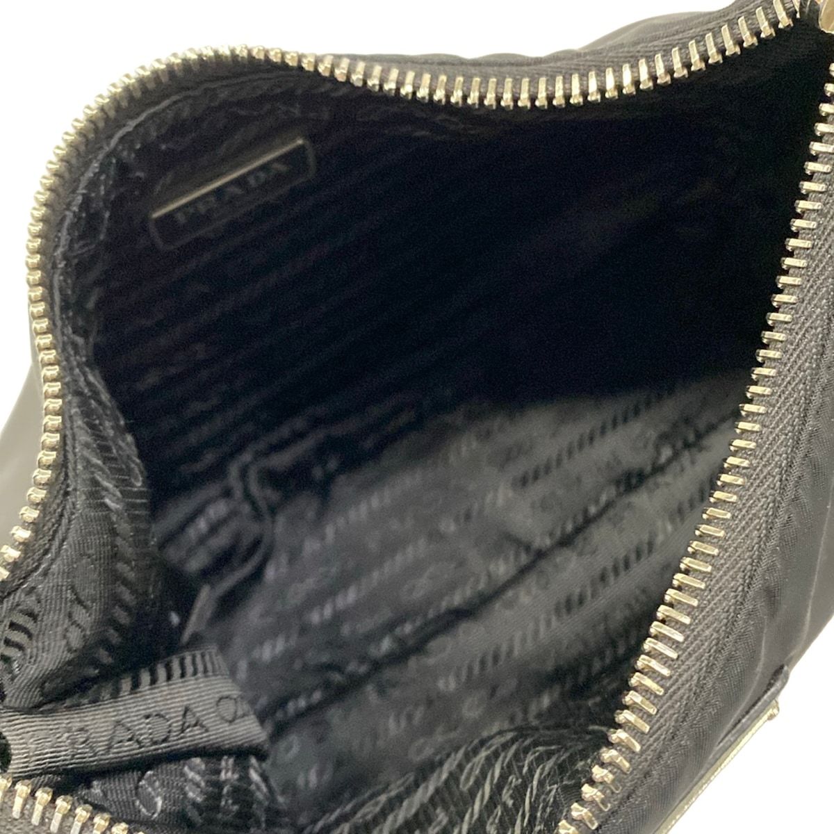 Prada Shoulder Bag Re Edition Re-Nylon Black Strap Removable — view 7