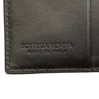 Bottega Veneta Bifold Wallet Intrecciato Black L-shaped Zipper Leather — view 5