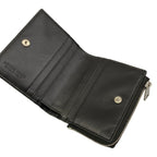 Bottega Veneta Bifold Wallet Intrecciato Black L-shaped Zipper Leather — view 3
