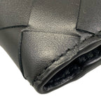 Bottega Veneta Bifold Wallet Intrecciato Black L-shaped Zipper Leather — view 6