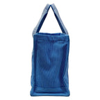 Hermes Tote Light Blue White Red Mother's Stripe Baby Line — view 4