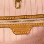 Louis Vuitton Tote Damier Neverfull MM Azur Rose Ballerine — view 9