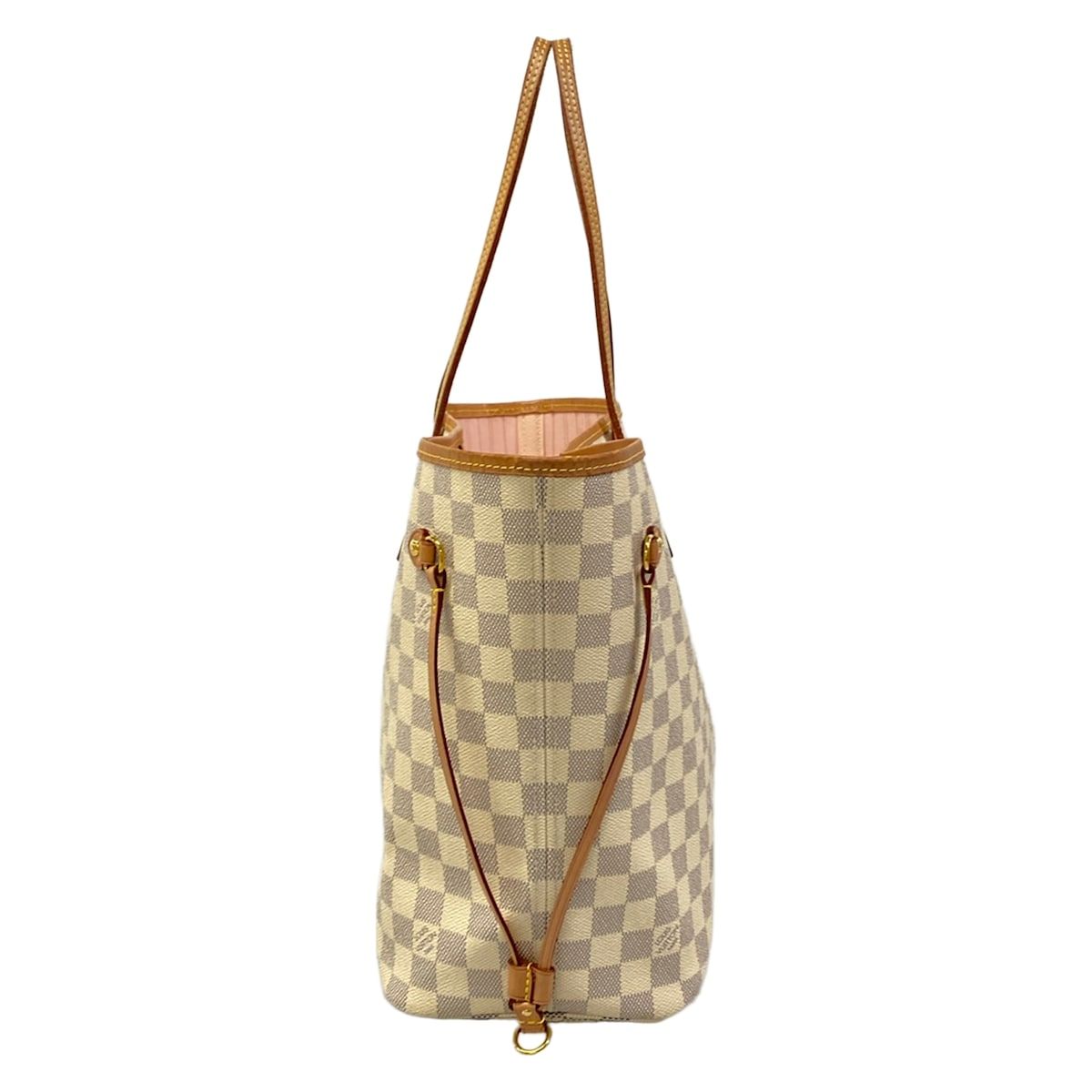Louis Vuitton Tote Damier Neverfull MM Azur Rose Ballerine — view 2