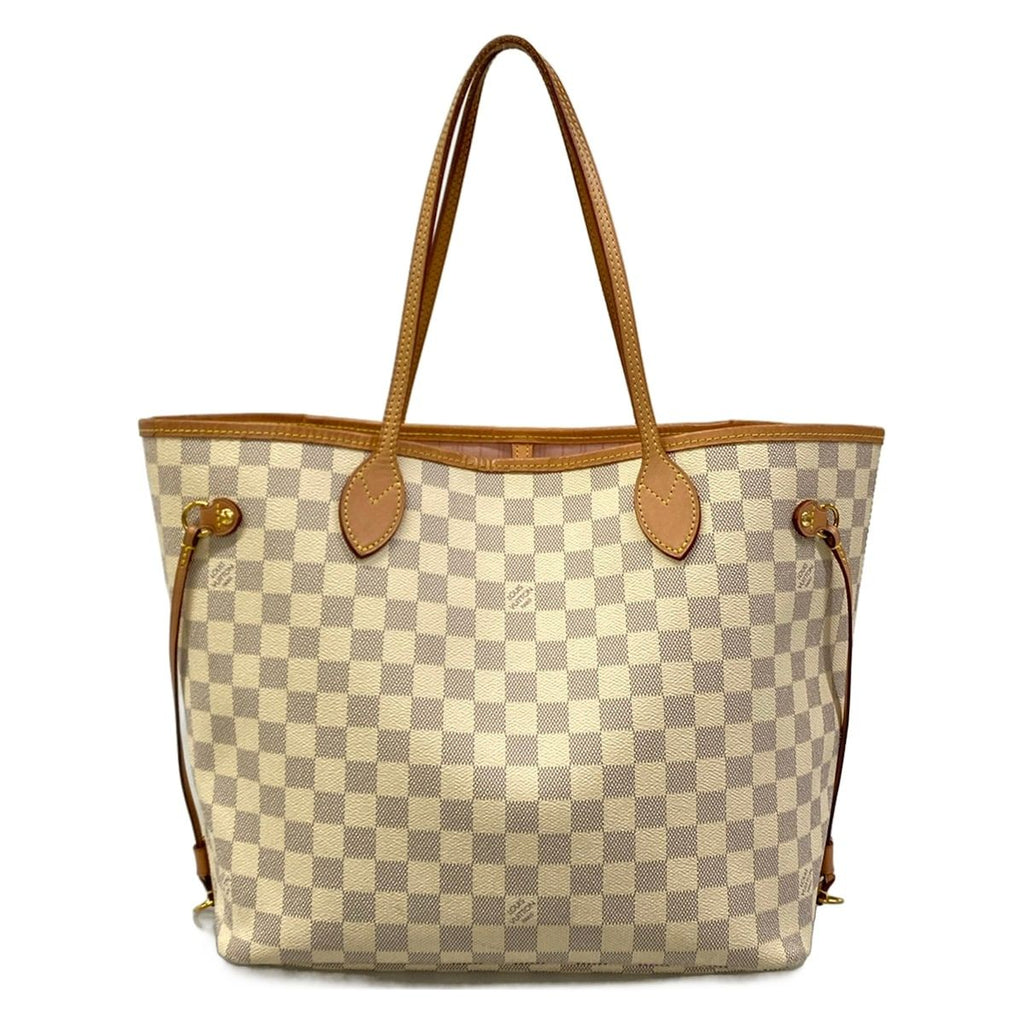 Louis Vuitton Tote Damier Neverfull MM Azur Rose Ballerine