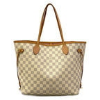 Louis Vuitton Tote Damier Neverfull MM Azur Rose Ballerine