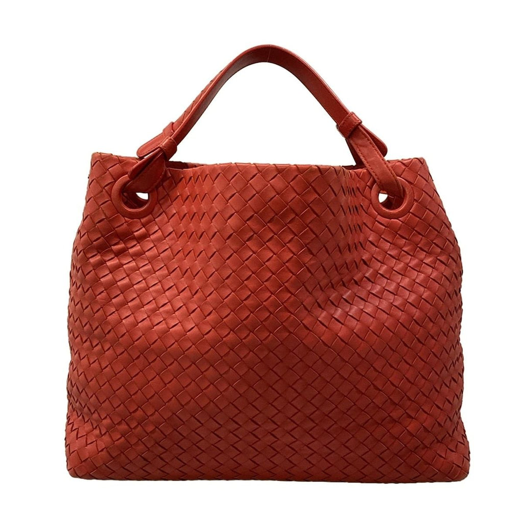 Bottega Veneta Tote Garda Red Leather