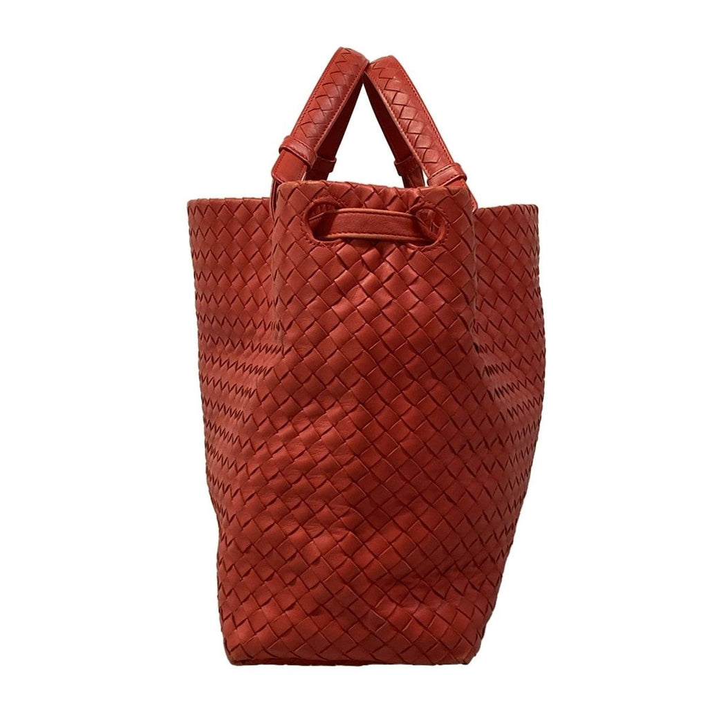 Bottega Veneta Tote Garda Red Leather — view 2