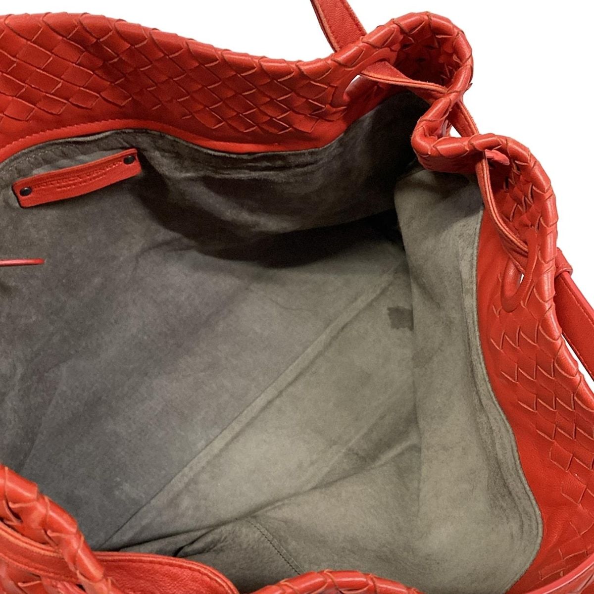 Bottega Veneta Tote Garda Red Leather — view 7