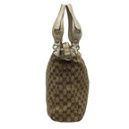 Gucci Handbag Icon Bit GG Pattern Beige Ivory Leather — view 2