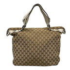 Gucci Handbag Icon Bit GG Pattern Beige Ivory Leather — view 3