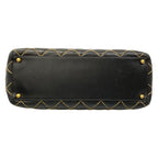 Chanel Tote Wild Stitch Black Matt Togo Leather — view 5
