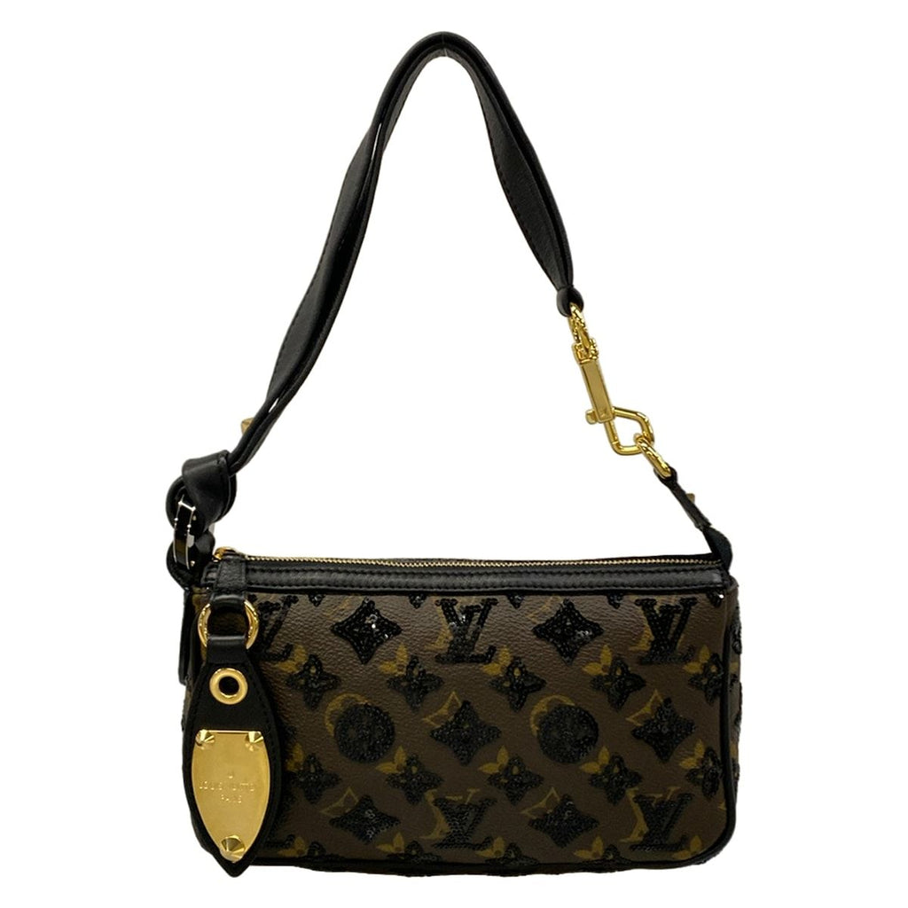 Louis Vuitton Handbag Monogram Eclipse Pochette Noir