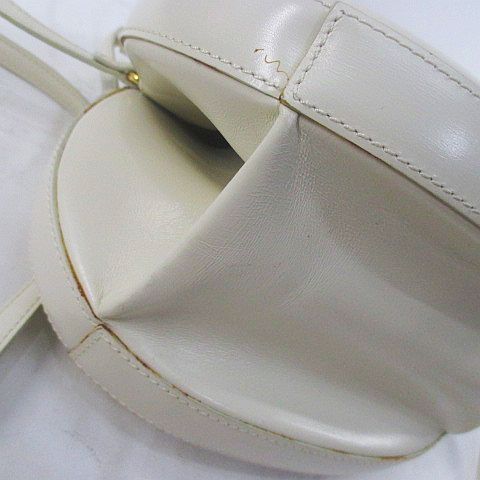 Loewe Vintage Anagram Hand Shoulder 2-Way Bag White Leather — view 7