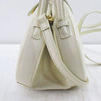 Loewe Vintage Anagram Hand Shoulder 2-Way Bag White Leather — view 4