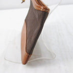 Loewe Velazquez Pouch Brown Leather Gold — view 2