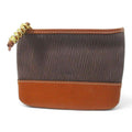 Loewe Velazquez Pouch Brown Leather Gold