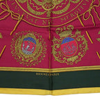 Hermes Carre 90 Scarf Paris Coat of Arms Silk 100% Multicolor Yellow — view 7