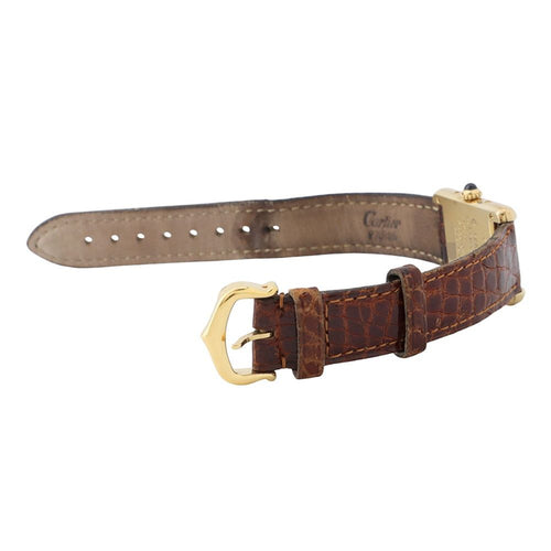Cartier Must Tank SM Vermeil Watch Ivory Dial Vintage — view 2