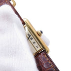 Cartier Must Tank SM Vermeil Watch Ivory Dial Vintage — view 4