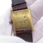 Cartier Must Tank SM Watch Red Dial Vintage — view 9