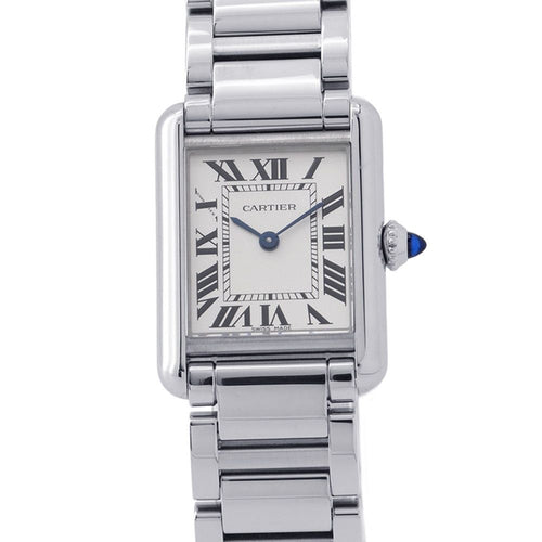 Cartier Tank Must SM Watch Silver Dial Quartz