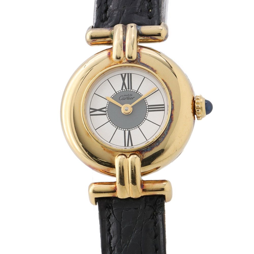 Cartier Must Colise Vermeil SM Watch Quartz White Dial