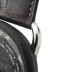 Hermes Also le Tan Voyageur Dual Time Extra Large Watch Black Dial — view 4