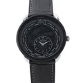 Hermes Also le Tan Voyageur Dual Time Extra Large Watch Black Dial
