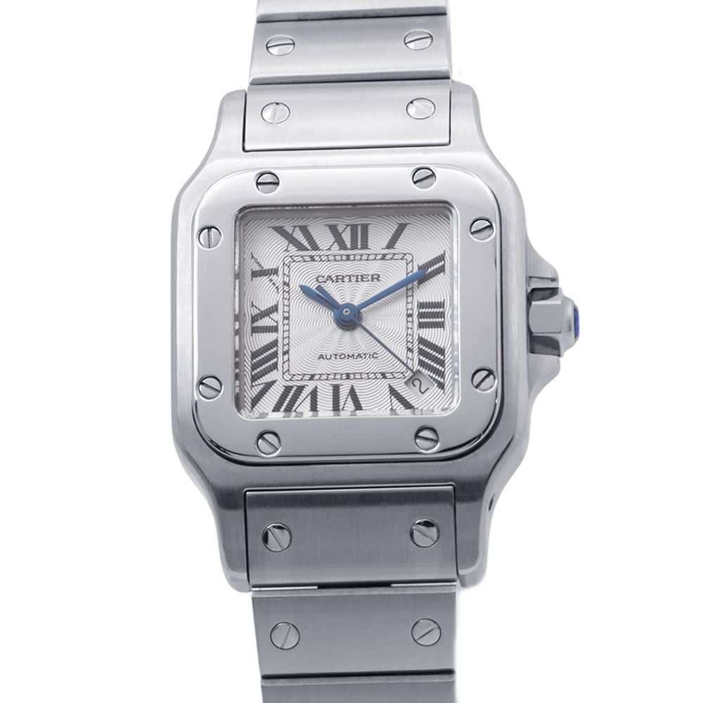 Cartier Santos Galbe SM Watch Silver Dial