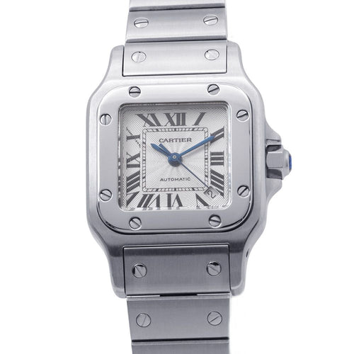 Cartier Santos Galbe SM Watch Silver Dial