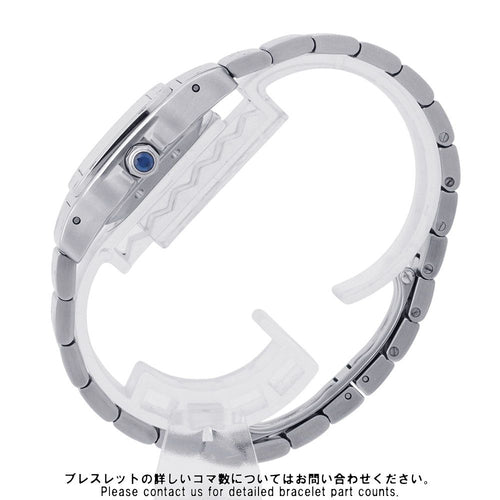 Cartier Santos Galbe SM Watch Silver Dial — view 2