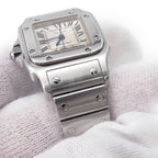 Cartier Santos Galbe SM Watch Silver Dial — view 5