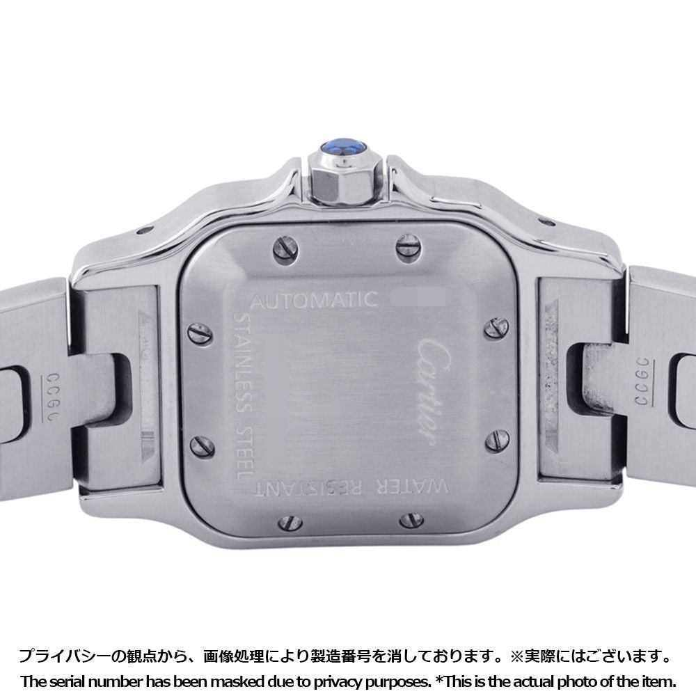 Cartier Santos Galbe SM Watch Silver Dial — view 3