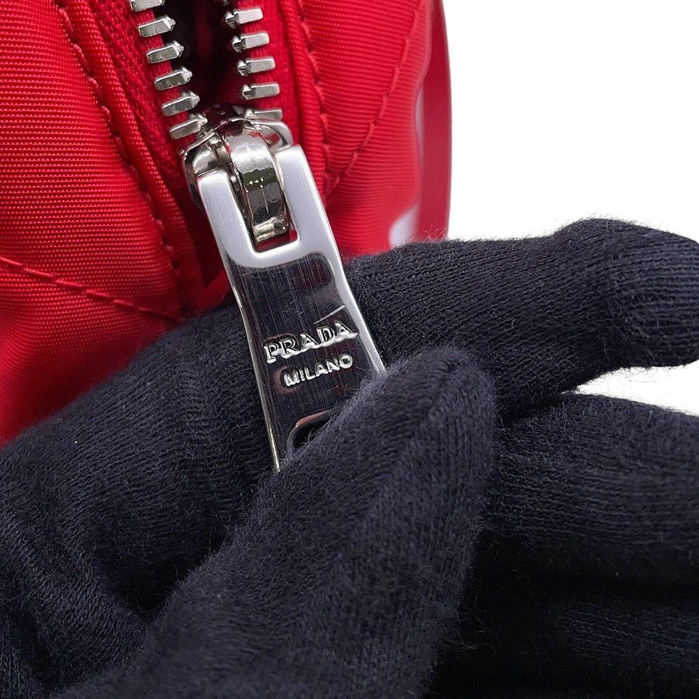 Prada Backpack Tessuto Impuntu Quilted Triangle Logo Nylon — view 9