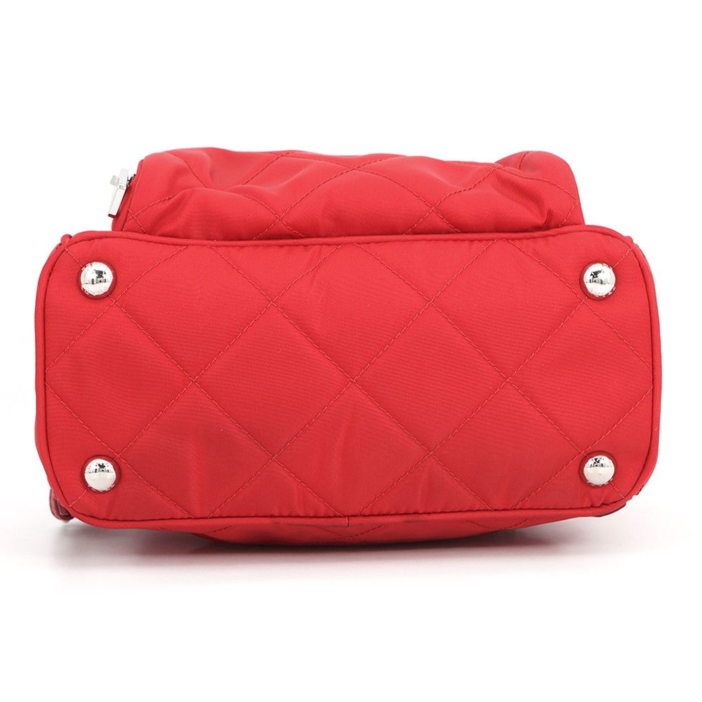 Prada Backpack Tessuto Impuntu Quilted Triangle Logo Nylon — view 3