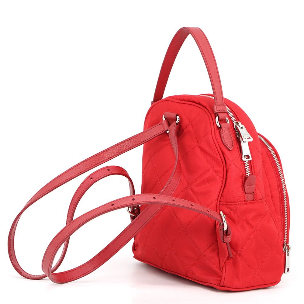 Prada Backpack Tessuto Impuntu Quilted Triangle Logo Nylon — view 2