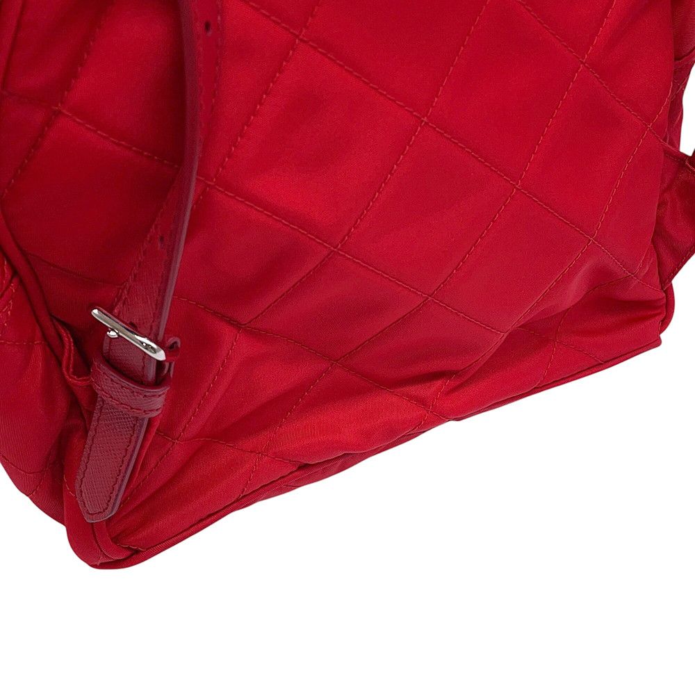 Prada Backpack Tessuto Impuntu Quilted Triangle Logo Nylon — view 6